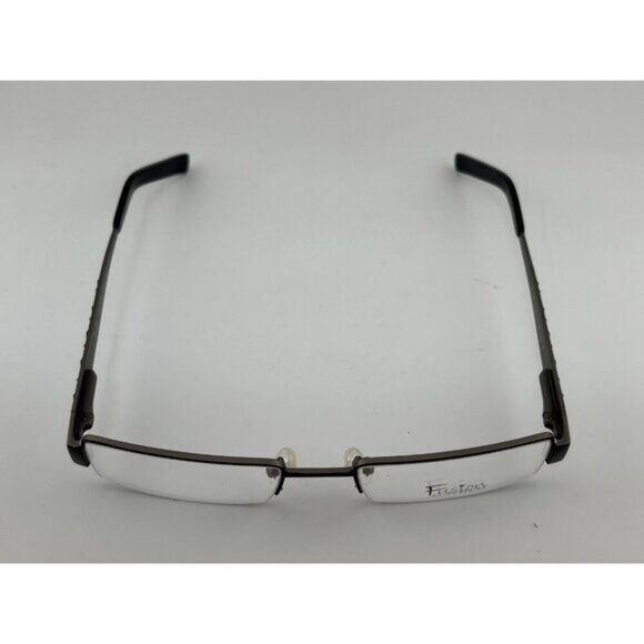 Fusion - 50-19-135 F196 COL. 3 Black Striped Rectangle Glasses Frames - Picture 5 of 8